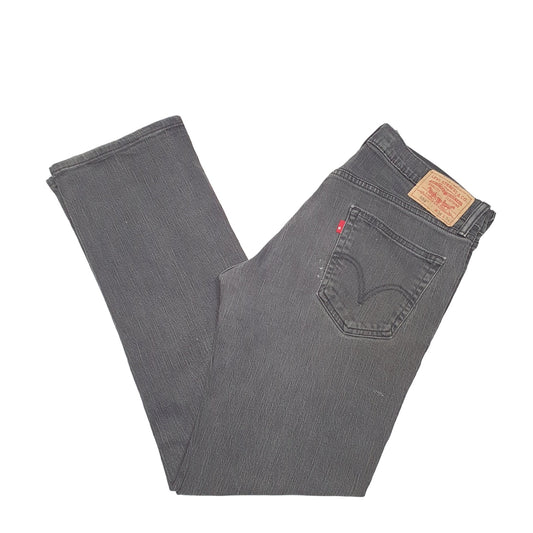 Mens Grey Levis Stretch 559 JeansW34 L32