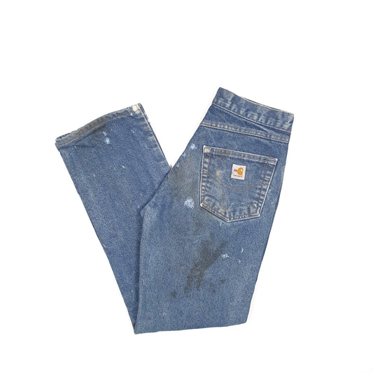 Carhartt Casual Regular Fit Lined Jeans W30 L30 Blue