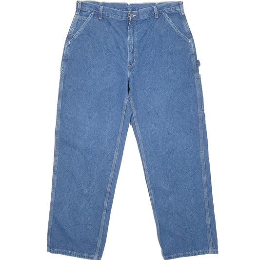 Carhartt Casual Loose Fit Carpenter Jeans W38 L31 Blue