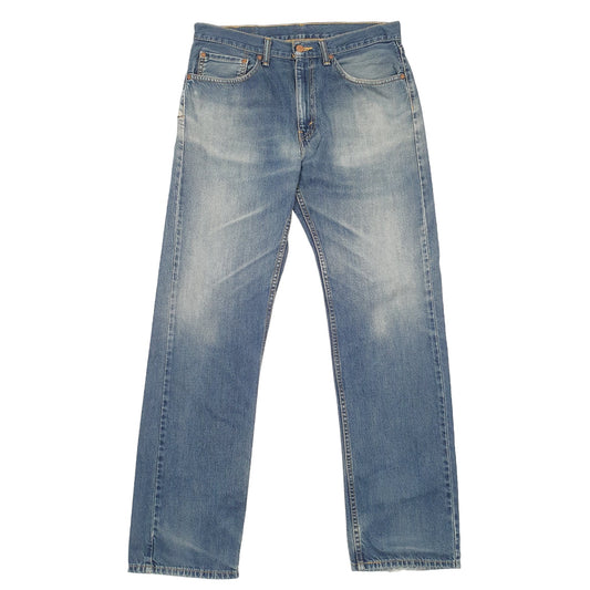 Mens Blue Levis 505 JeansW34 L34
