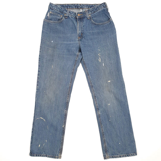 Carhartt Casual Regular Fit Damaged Jeans W30 L30 Blue