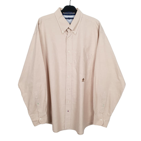 Tommy Hilfiger Long Sleeve Regular Fit Shirt Beige