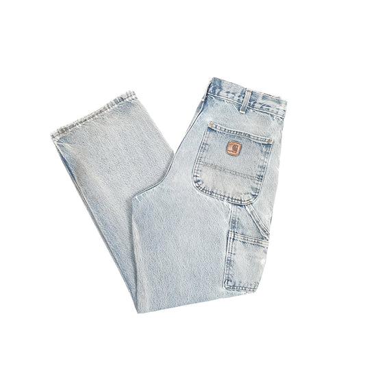 Carhartt Casual Loose Fit Carpenter Jeans W32 L29 Blue