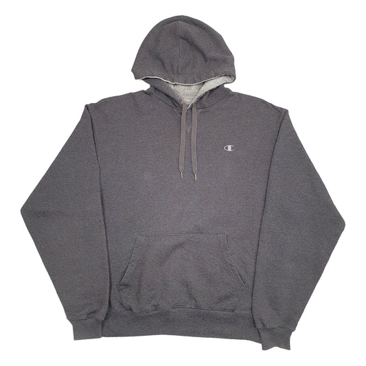 Mens Grey Champion Hoodie Jumper