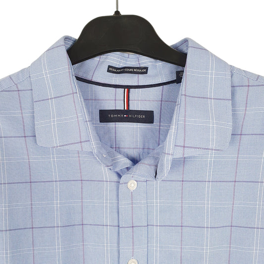 Mens Blue Tommy Hilfiger Long Sleeve Shirt