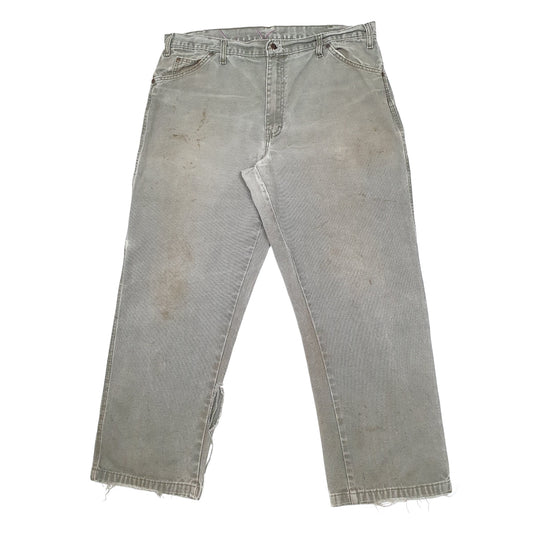 Mens Khaki Dickies Carpenter Trousers