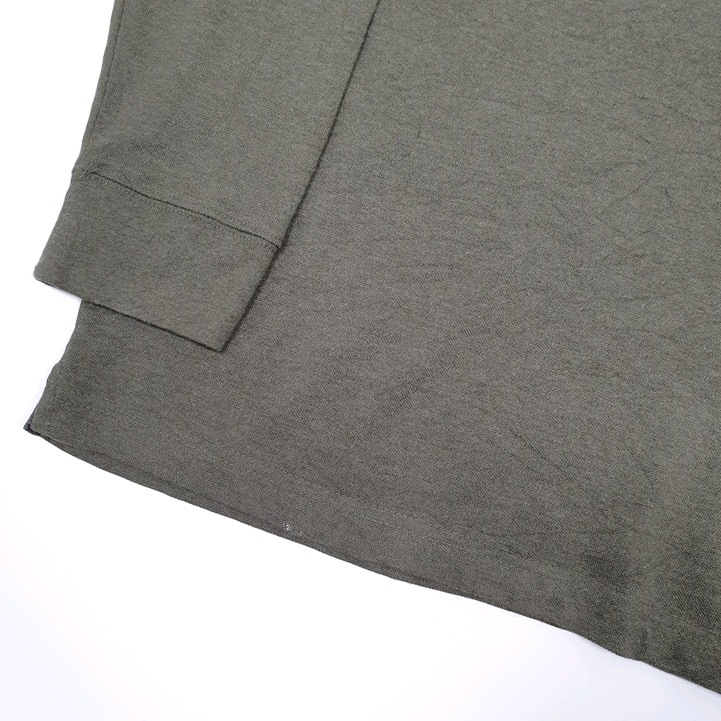 Chaps Long Sleeve Polo Shirt Khaki