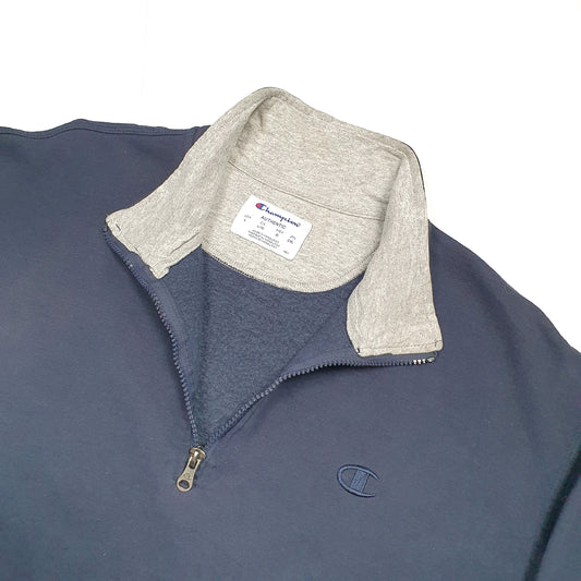Champion Quarter Zip Navy
