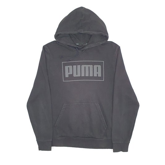 Mens Black Puma Hoodie Jumper