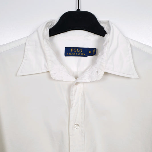 Mens White Ralph Lauren Long Sleeve Shirt