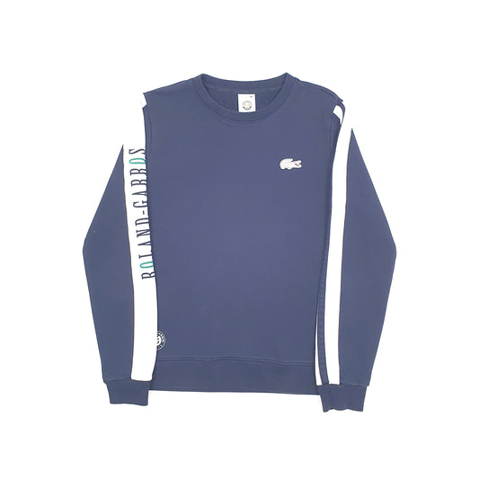Lacoste Roland Garros Tennis Crewneck S Navy