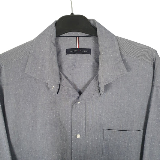 Tommy Hilfiger Long Sleeve Regular Fit Shirt Grey