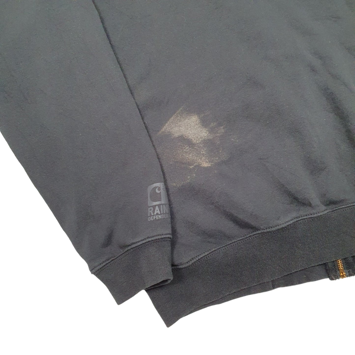 Mens Black Carhartt Rain Defender Full Zip Jumper