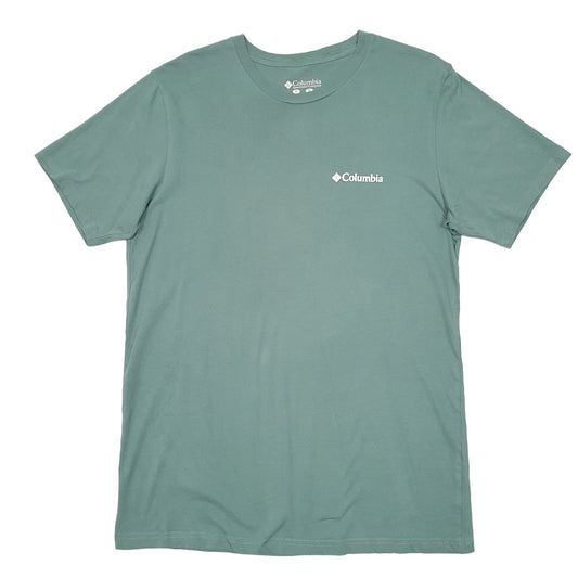 Mens Green Columbia Sportswear Always Outside Short Sleeve T Shirt