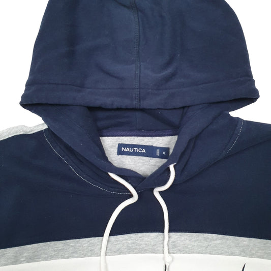 Mens Grey Nautica Hoodie Jumper