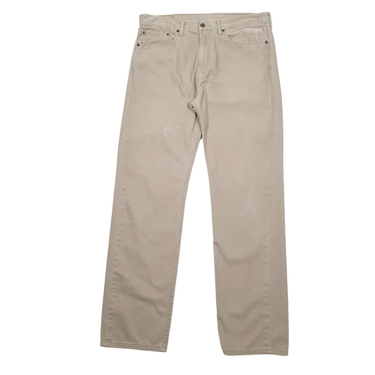 Levis 505 Regular Fit Jeans W36 L34 Beige