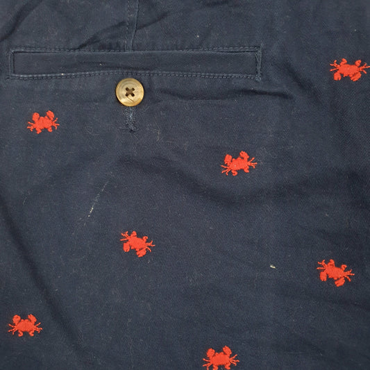 Club Room Navy Chino Shorts W34 Navy
