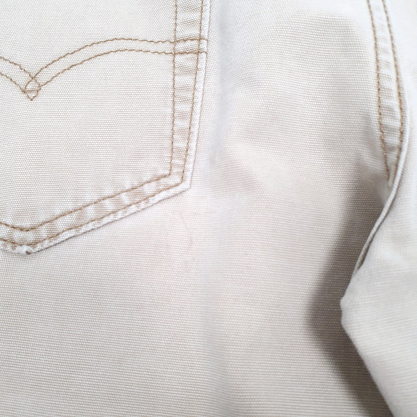 Levis 514 Straight Fit Jeans W30 L30 Beige