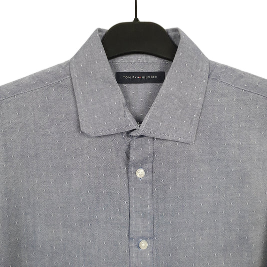 Tommy Hilfiger Long Sleeve Regular Fit Shirt Blue