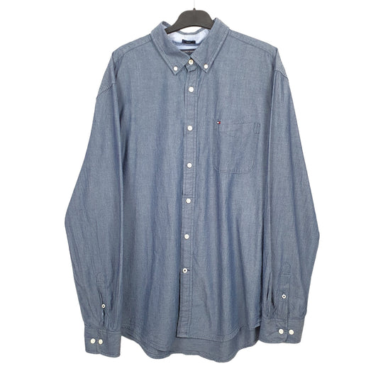 Mens Blue Tommy Hilfiger Long Sleeve Shirt