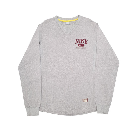 Nike Team Spellout Lightweight Crewneck M Grey