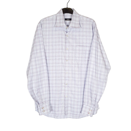 Hugo Boss Long Sleeve Regular Fit Shirt Blue