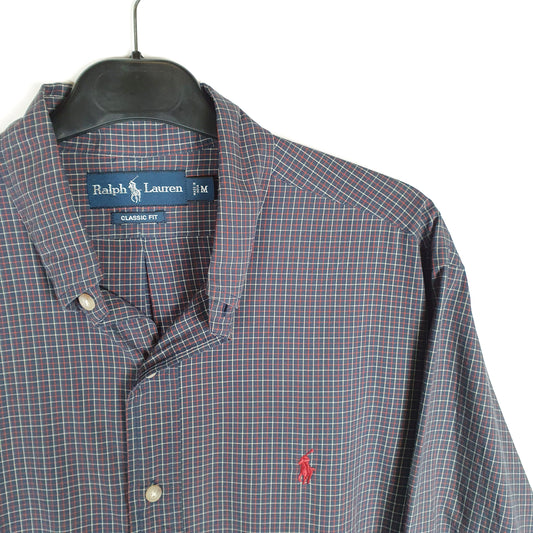 Polo Ralph Lauren Long Sleeve Classic Fit Check Shirt Navy