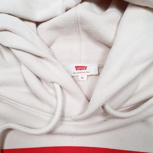 Womens Pink Levis Hoodie Jumper