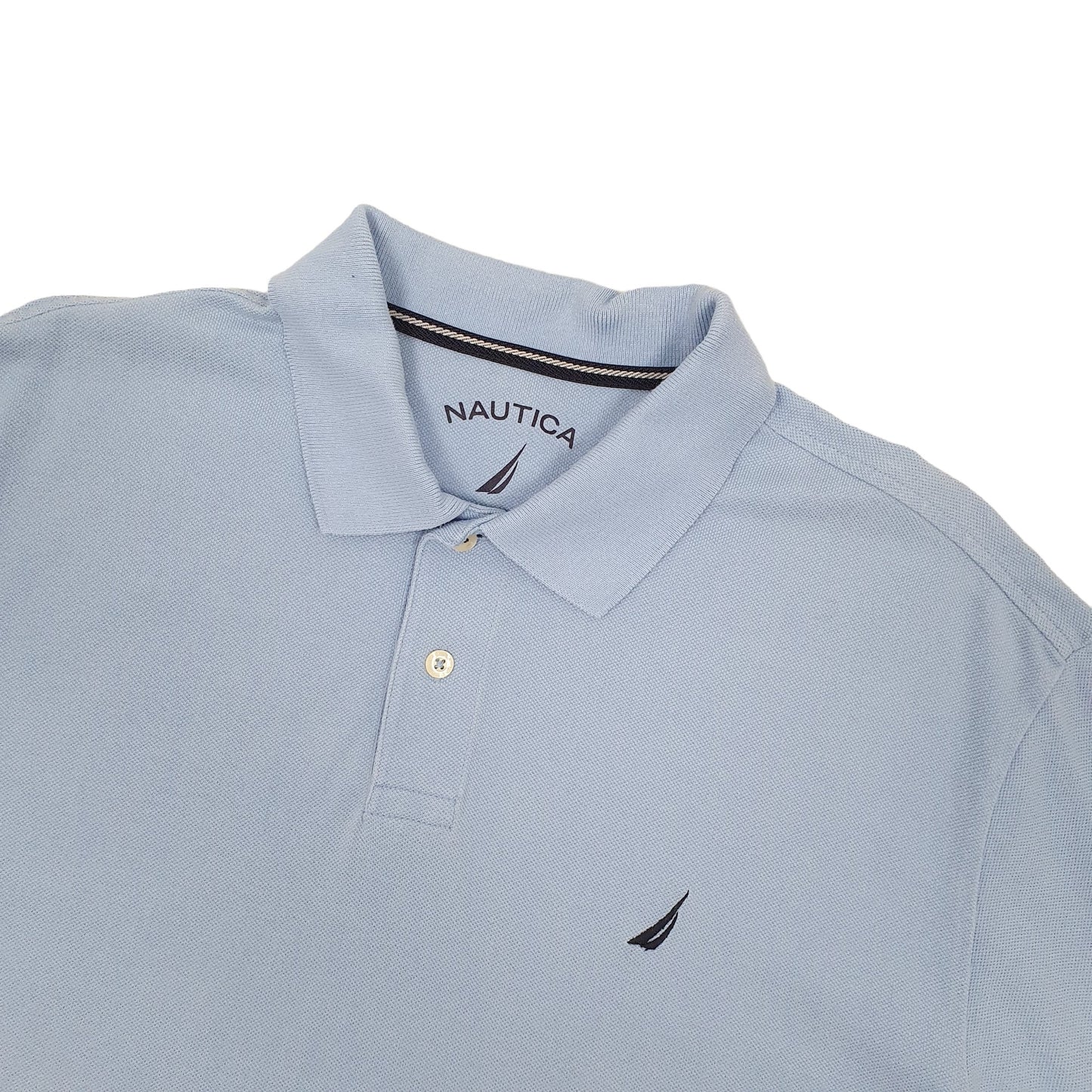 Nautica Short Sleeve Polo Shirt Blue
