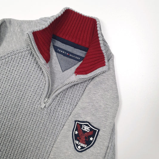 Tommy Hilfiger Quarter Zip XS Grey