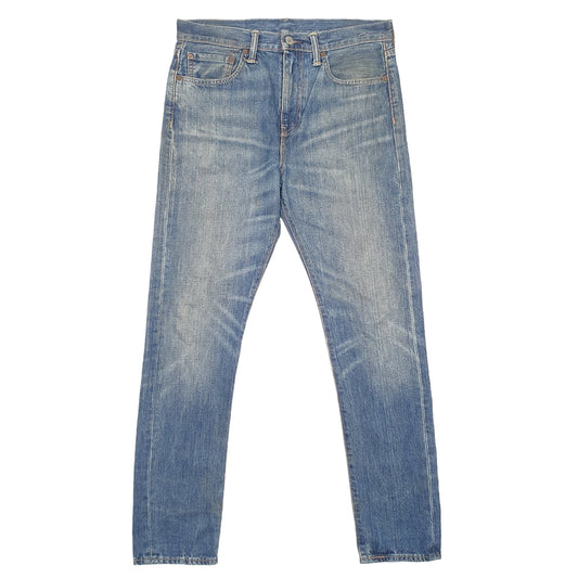 Mens Blue Levis Taper 522 JeansW34 L32