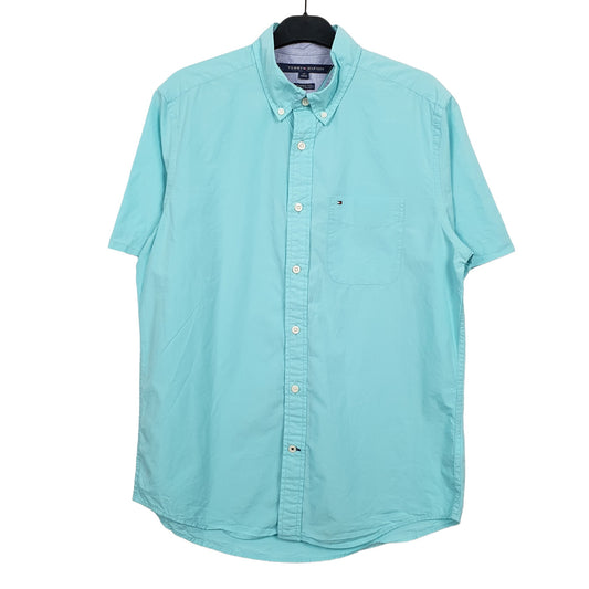 Mens Blue Tommy Hilfiger Short Sleeve Shirt