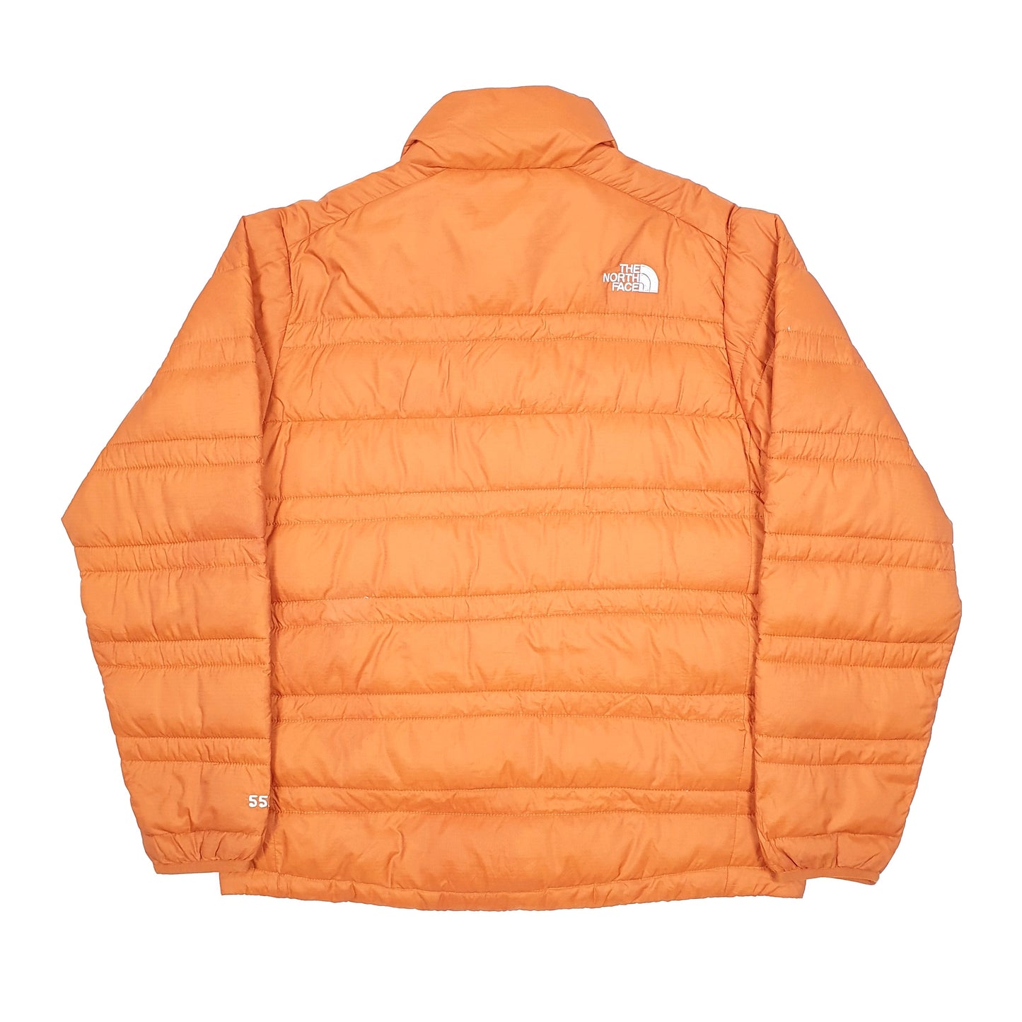 Mens The North Face Aconcagua Goose Down 550 Puffer Jacket Orange