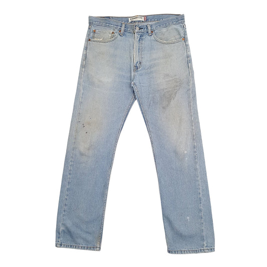 Mens Blue Levis 505 JeansW34 L32