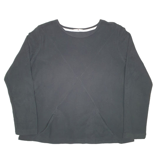 Womens Black Tommy Hilfiger Crewneck Jumper