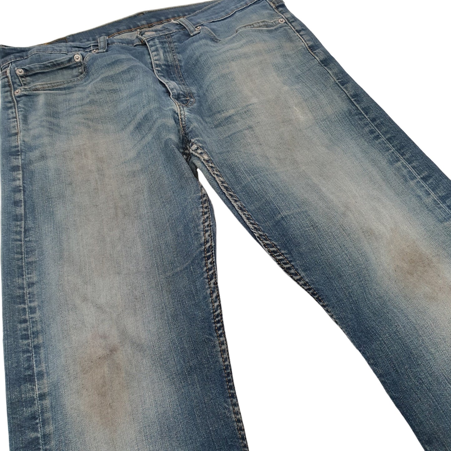 Levis 513 Slim Fit Stretch Jeans W34 L30 Blue