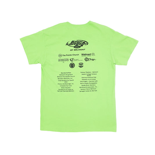 Gildan USA Belmont Run Walk Short Sleeve T Shirt Green