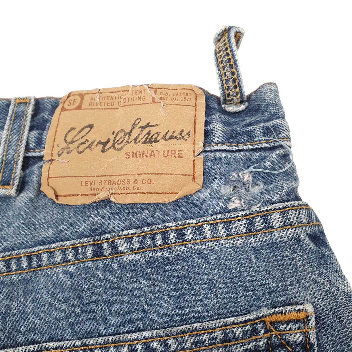 Levis Signature Regular Fit Jeans W42 L30 Blue