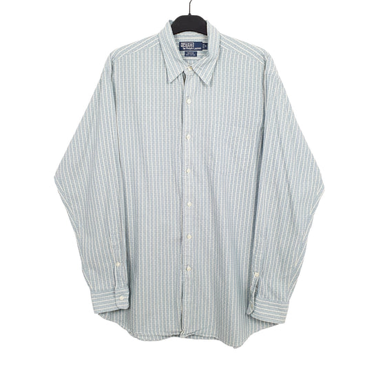 Mens Blue Ralph Lauren Long Sleeve Shirt