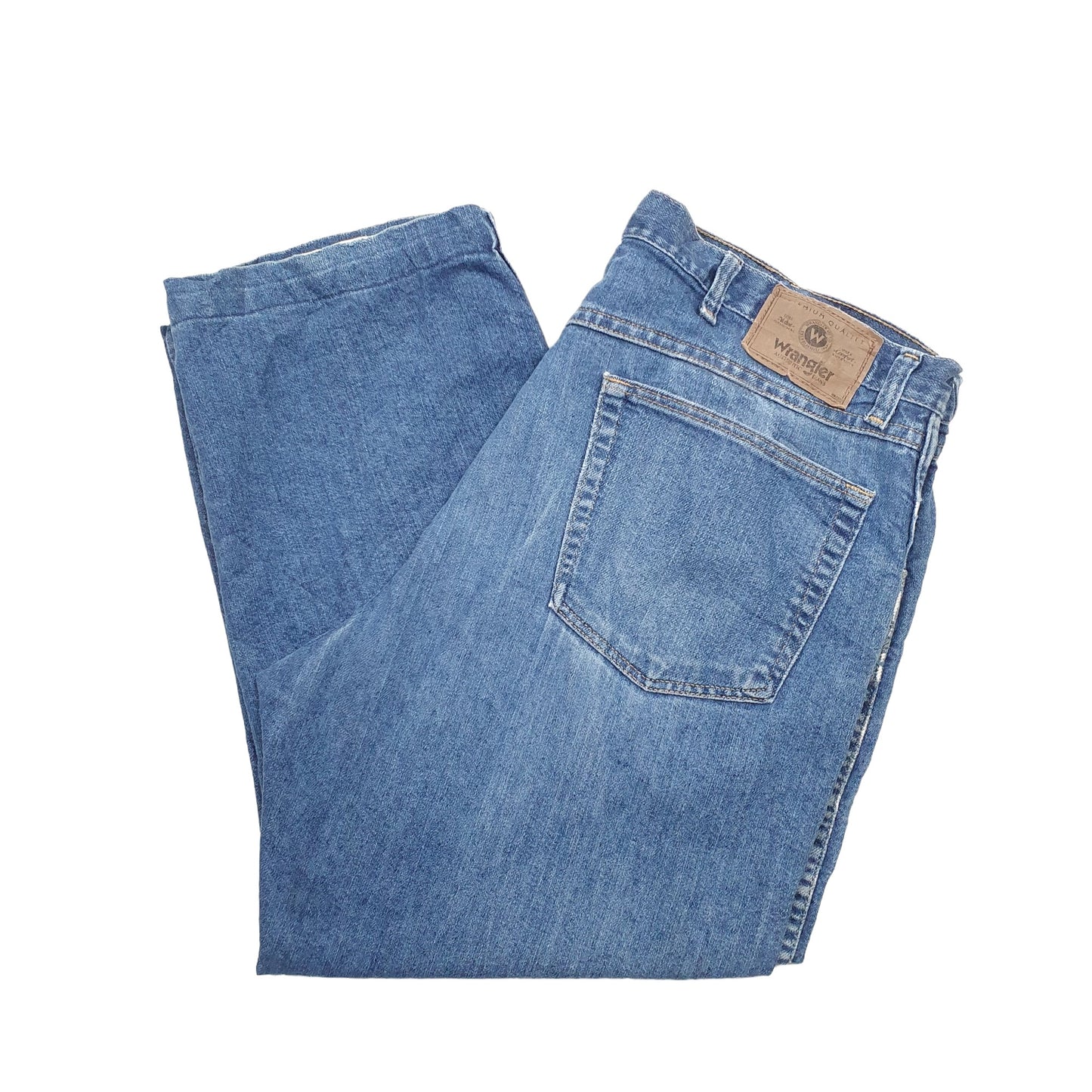 Wrangler Regular Straight Fit Jeans W38 L24 Blue