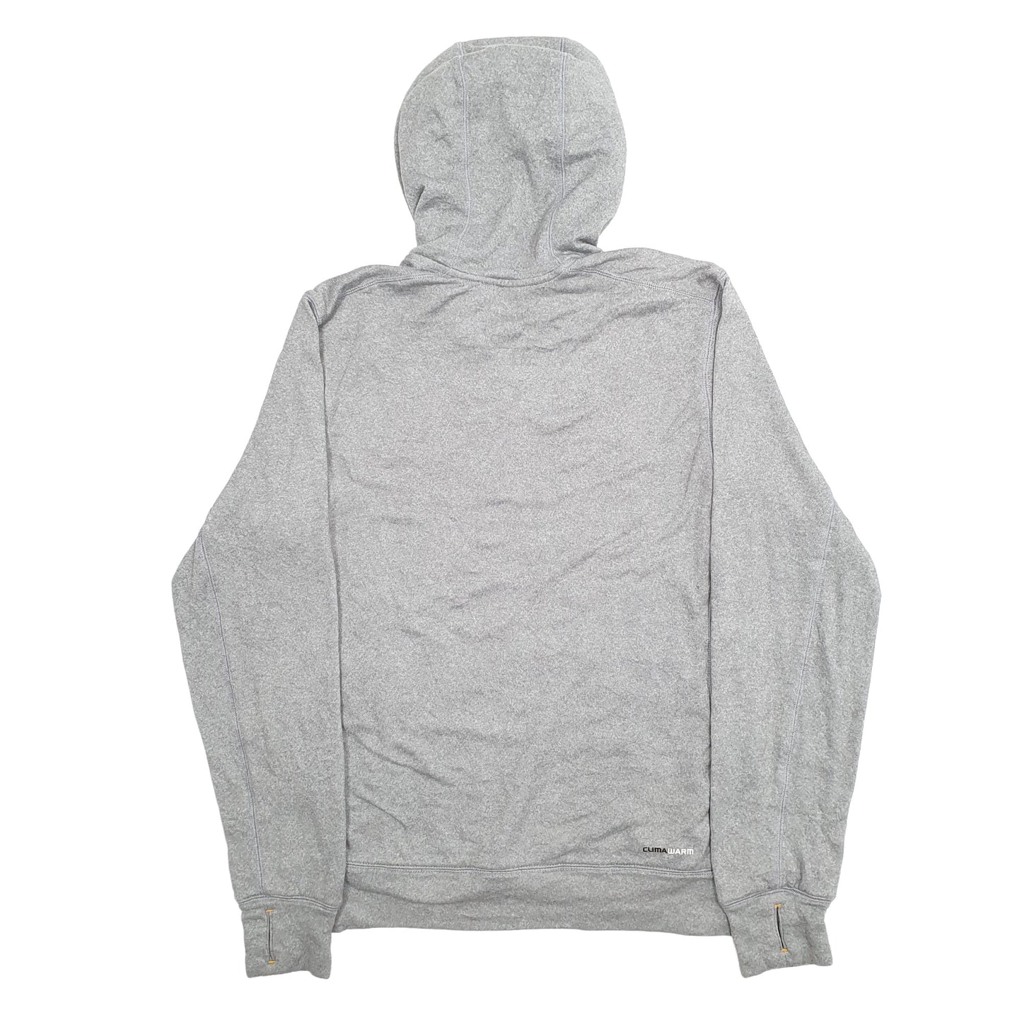 Mens Grey Adidas Hoodie Jumper