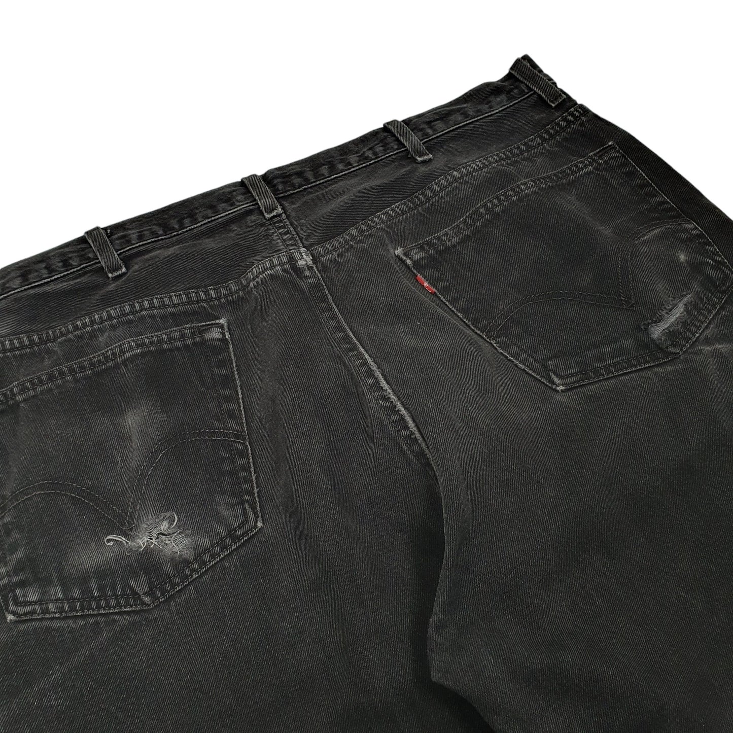 Levis 550 Relaxed Fit Jeans W42 L31 Black