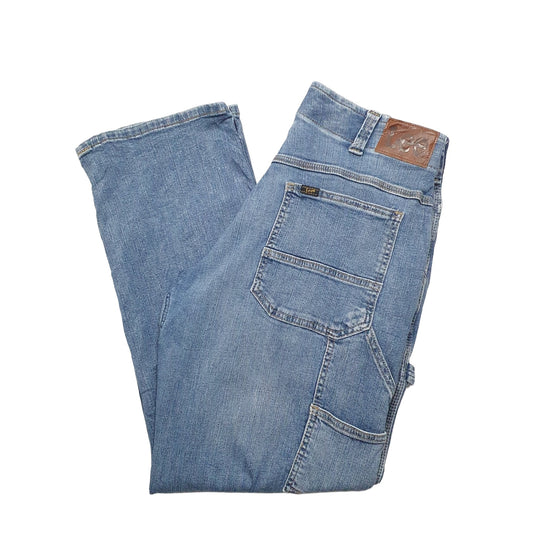 Lee Regular Straight Fit Jeans W33 L30 Blue