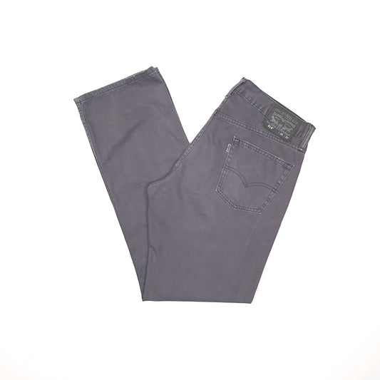 Levis 514 Straight Fit 1990's Jeans W35 L32 Grey