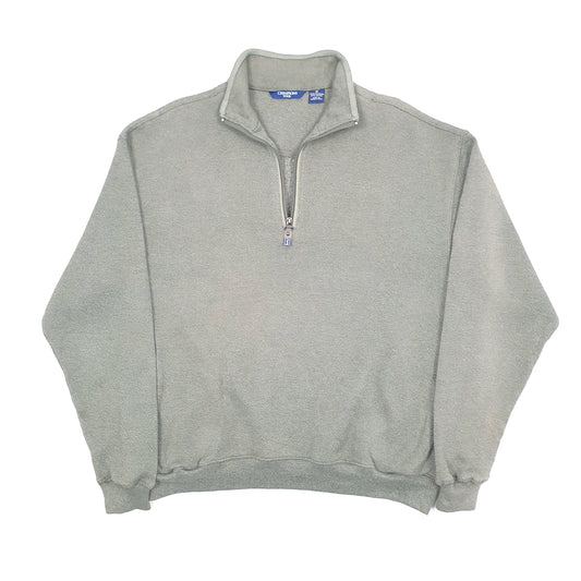 Champions Tour Golf Quarter Zip Fleece M Green