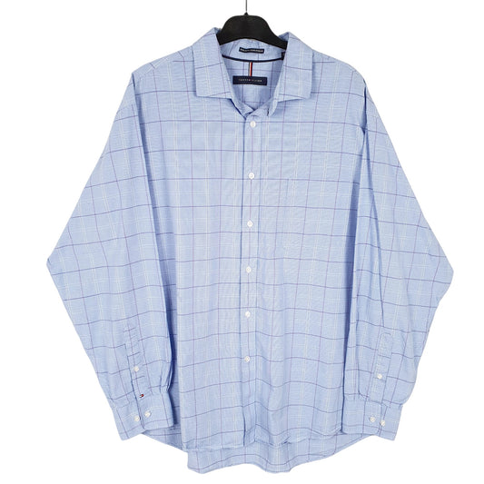 Mens Blue Tommy Hilfiger Long Sleeve Shirt
