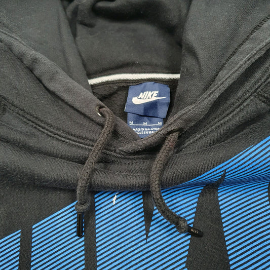 Mens Black Nike Spellout Hoodie Jumper