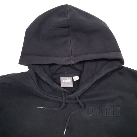 Mens Black Puma Hoodie Jumper