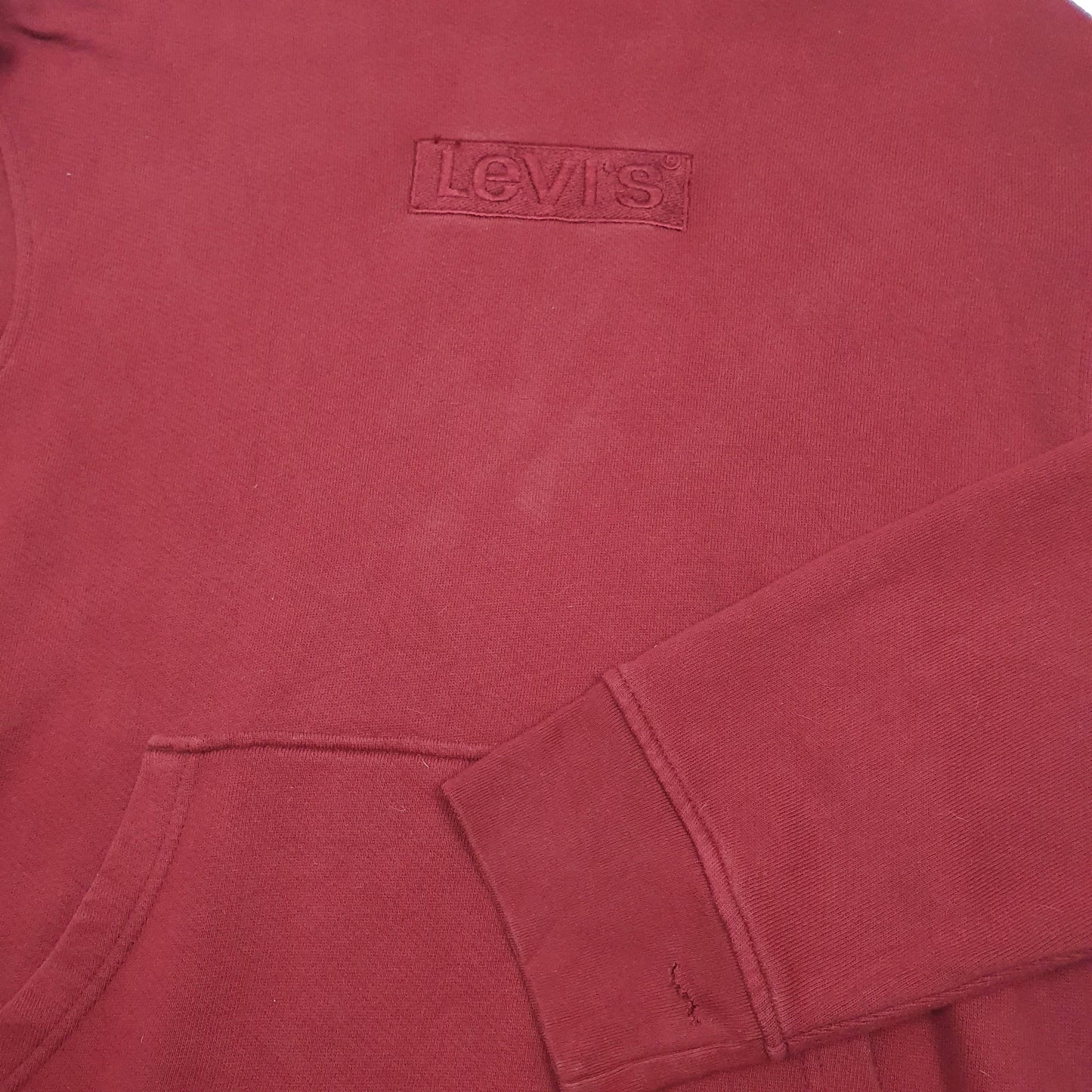 Levis Hoodie M Burgundy
