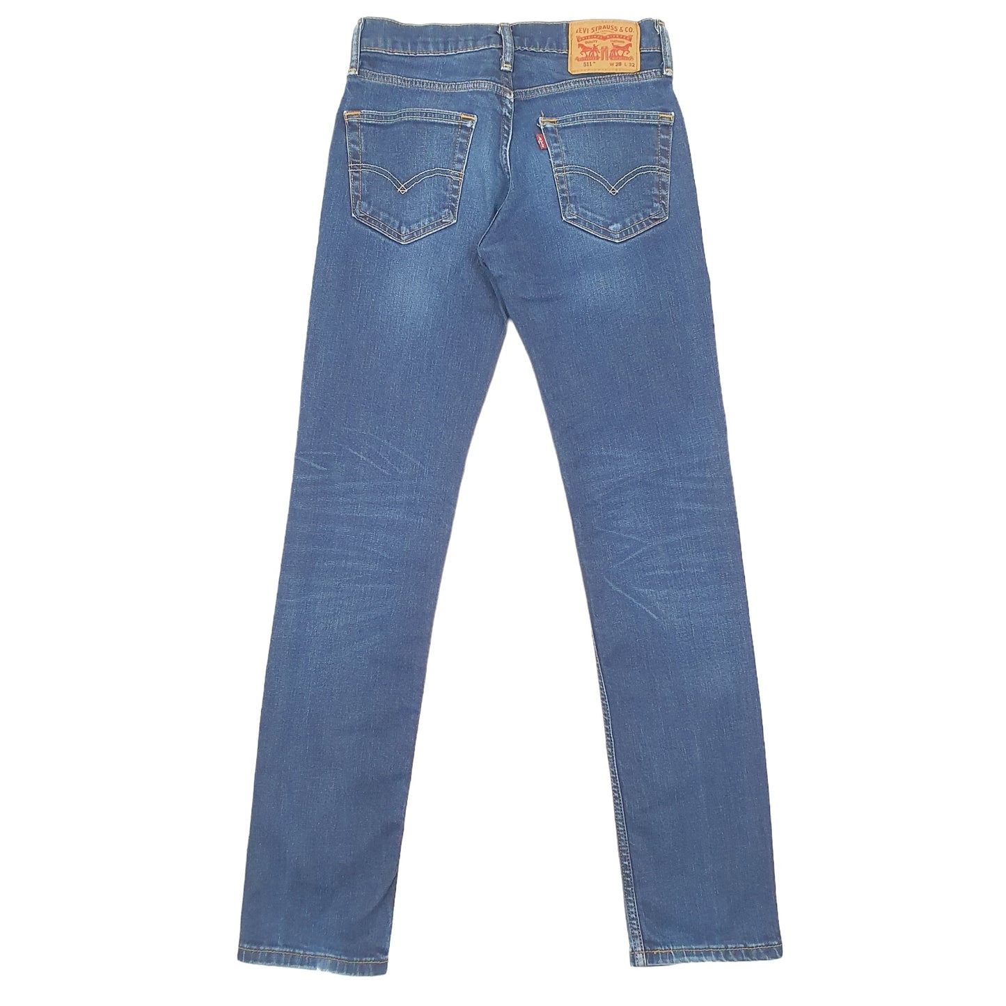 Levis 511 Slim Fit Jeans W28 L31 Blue